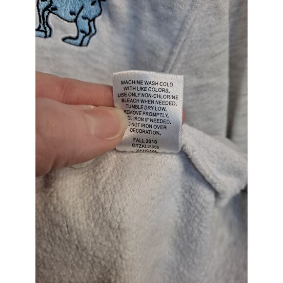 Goat USA Men's Heathered Cotton Blend Crewneck‎ Long Sleeve Sweatshirt Size S - Picture 8 of 8